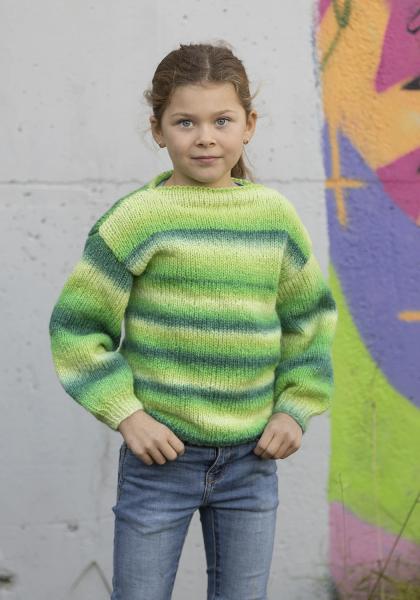 "Kulør" Genser - Viking Design 2337-15 Kit - 2-14 år - Viking Alpaca Bris Multi