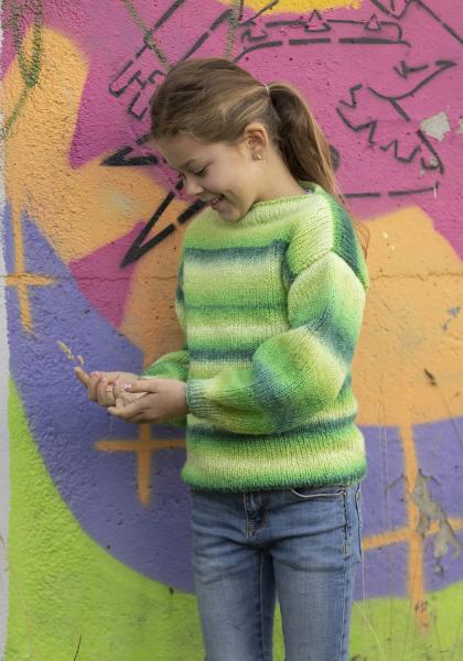 "Kulør" Genser - Viking Design 2337-15 Kit - 2-14 år - Viking Alpaca Bris Multi