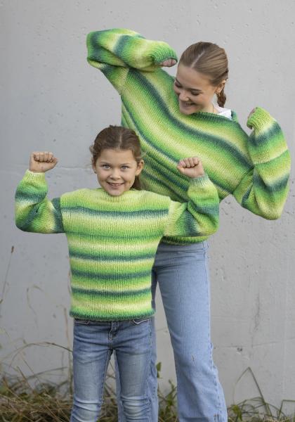 "Kulør" Genser - Viking Design 2337-15 Kit - 2-14 år - Viking Alpaca Bris Multi
