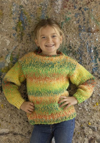 "Sprade" Genser - Viking Design 2337-14 Kit - 2-12 år - Viking Alpaca Bris Multi