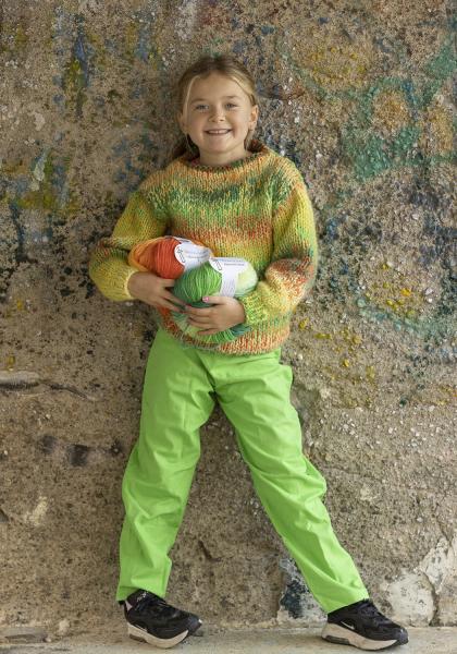 "Sprade" Genser - Viking Design 2337-14 Kit - 2-12 år - Viking Alpaca Bris Multi