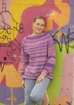 "Indigo" genser - Viking Design 2337-12 Kit - XS-XXL - Viking Alpaca Bris Multi