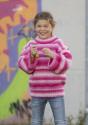 "Pinky" Genser - Viking Design 2337-11 Kit - 2-12 år - Viking Alpaca Bris Multi