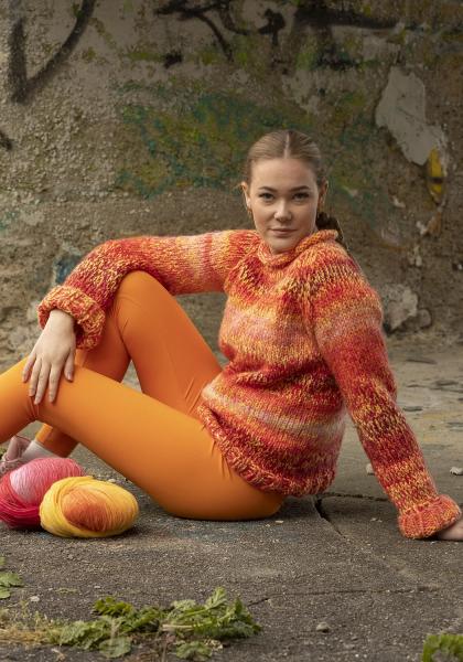 "Futt" genser - Viking Design 2337-10 Kit - XS-XXL - Viking Alpaca Bris Multi