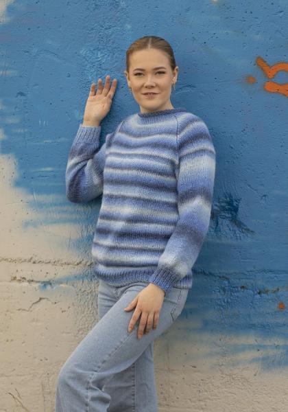 "Maroon" genser - Viking Design 2337-5B Kit - XS-XXL - Viking Alpaca Bris Multi