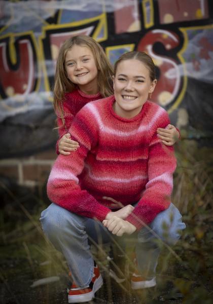 "Maroon" genser - Viking Design 2337-5A Kit - XS-XXL - Viking Alpaca Bris Multi