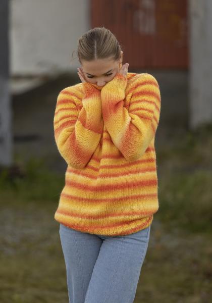 "Albus" genser - Viking Design 2337-4B Kit - XS-XXL - Viking Alpaca Bris Multi