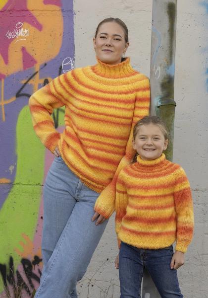 "Albus" genser - Viking Design 2337-4B Kit - XS-XXL - Viking Alpaca Bris Multi