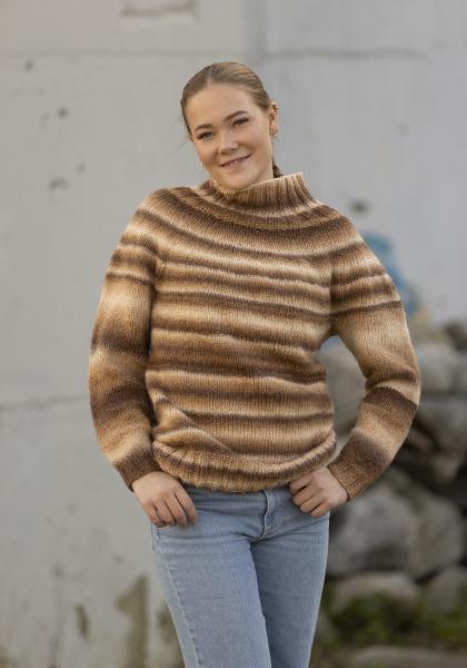 "Albus" genser - Viking Design 2337-4A Kit - XS-XXL - Viking Alpaca Bris Multi