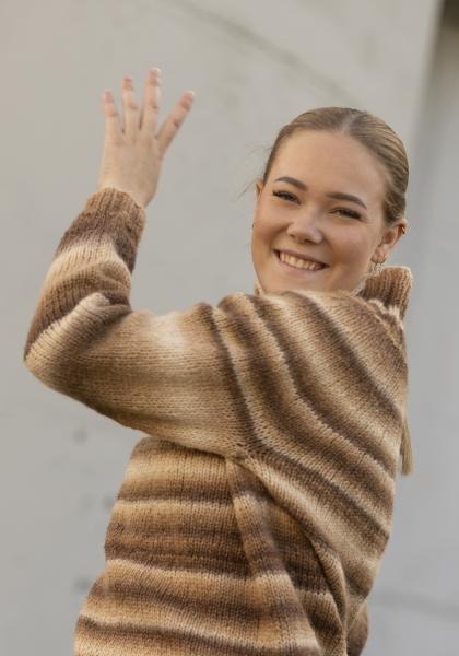 "Albus" genser - Viking Design 2337-4A Kit - XS-XXL - Viking Alpaca Bris Multi