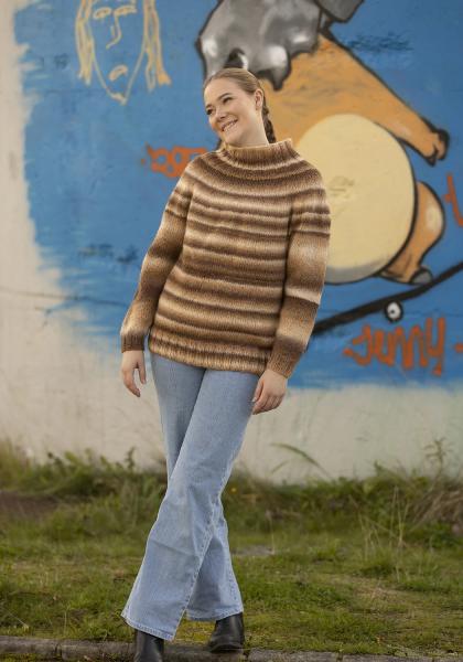 "Albus" genser - Viking Design 2337-4A Kit - XS-XXL - Viking Alpaca Bris Multi