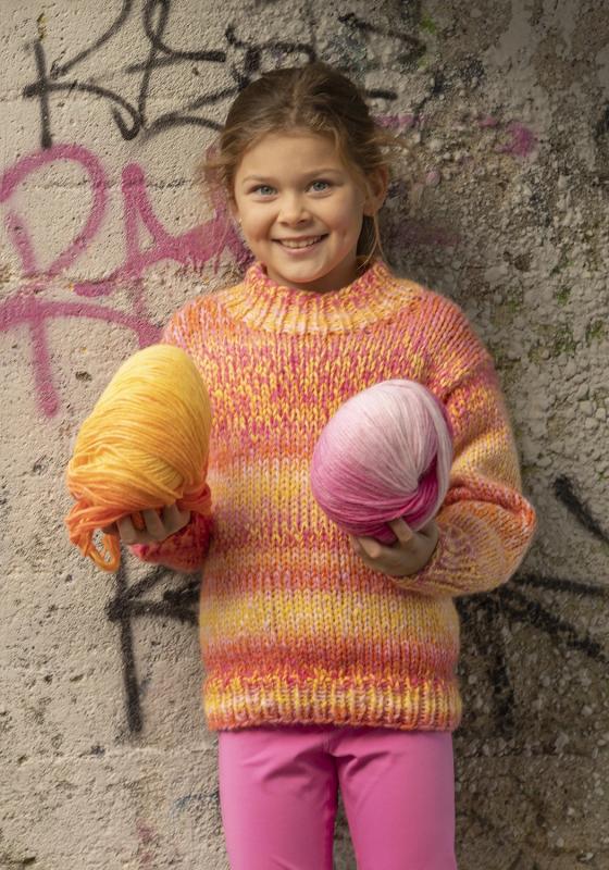 "Gild" Tröja - Viking Design 2337-3 Kit - 2-12 år - Viking Alpaca Bris Multi