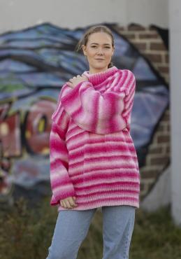 "Pinky" genser - Viking Design 2337-2 Kit - XS-XL - Viking Alpaca Bris Multi