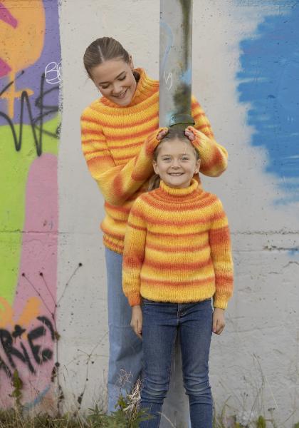 "Albus" Genser - Viking Design 2337-1A Kit - 2-12 år - Viking Alpaca Bris Multi