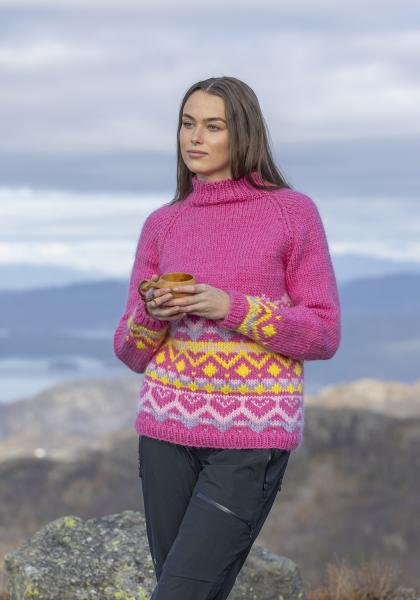 "Ronja" genser - Viking Design 2523-3D Kit - XS-XXL - Viking Snorre
