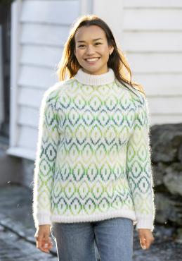 "Terkel" Genser - Viking Design 2526-1B Kit - XS-XXL - Viking Alpaca Bris & bris multi