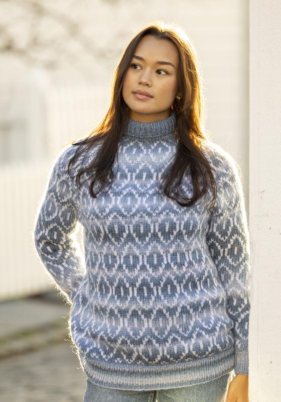 "Terkel" Tröja - Viking Design 2526-1C Kit - XS-XXL - Viking Alpaca Bris & bris multi