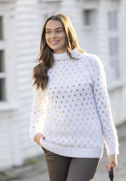 "Rekarda" Genser - Viking Design 2526-2B Kit - XS-XXL - Viking Alpaca Bris & bris multi