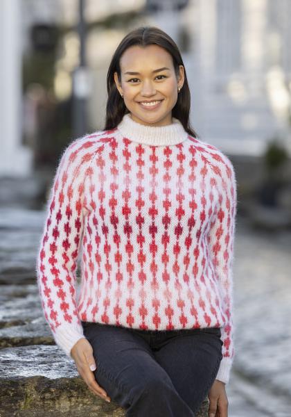 "Livea" Genser - Viking Design 2526-5A Kit - XS-XXL - Viking Alpaca Bris & bris multi