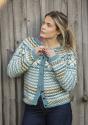 "Fanastøl" cardigan - Viking Design 2601-3 Kit - XS-XXL - Viking Wool
