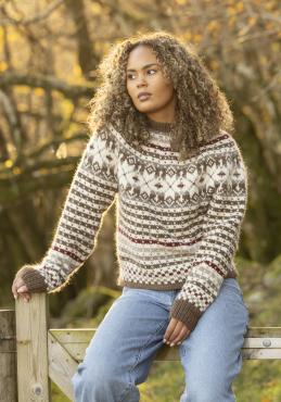 "Fanastøl" genser - Viking Design 2601-2 Kit - XS-XXL - Viking Wool