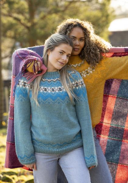 "Jonstøl" genser - Viking Design 2601-1B Kit - XS-XXL - Viking Wool