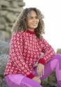 "Solglød" Genser - Viking Design 2524-7A Kit - XS-XXL - Viking Eco Highland Wool