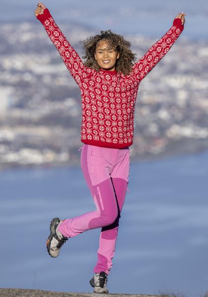 "Solglød" Genser - Viking Design 2524-7A Kit - XS-XXL - Viking Eco Highland Wool