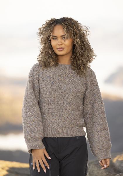 "Tind" Genser - Viking Design 2524-6 Kit - XS-XXXL - Viking Eco Highland Wool