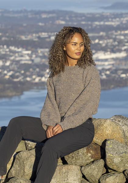 "Tind" Genser - Viking Design 2524-6 Kit - XS-XXXL - Viking Eco Highland Wool