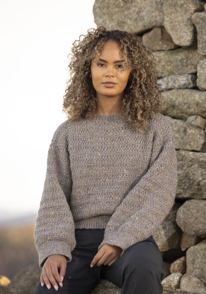 "Tind" Genser - Viking Design 2524-6 Kit - XS-XXXL - Viking Eco Highland Wool