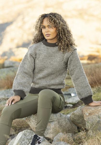 "Himling" Genser - Viking Design 2524-5 Kit - XS-XXXL - Viking Eco Highland Wool