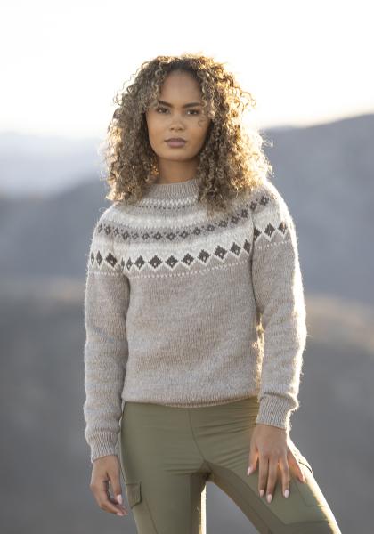 "Fjellbris" Genser - Viking Design 2524-1C Kit - XS-XXL - Viking Eco Highland Wool