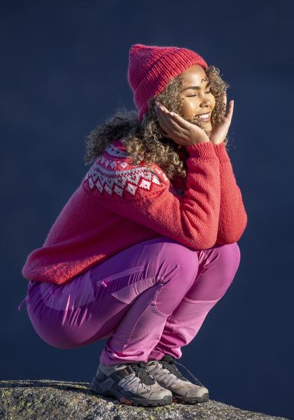 "Fjellbris" Genser - Viking Design 2524-1B Kit - XS-XXL - Viking Eco Highland Wool