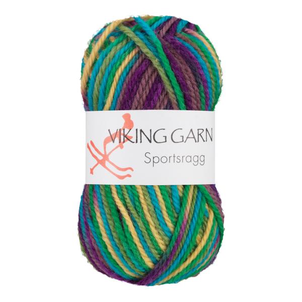 Viking Sportsragg - 592 Multi grøn/lilla