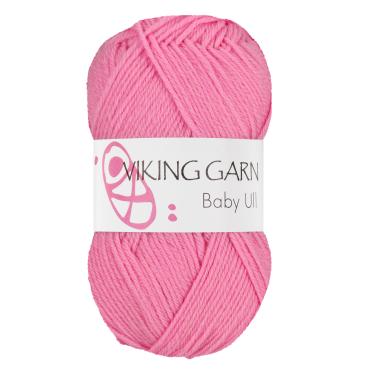 Viking Baby Ull - 361 Stærk rosa