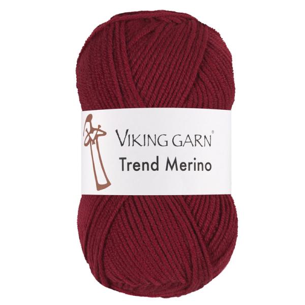 Viking Trend Merino 455 Mørk rød