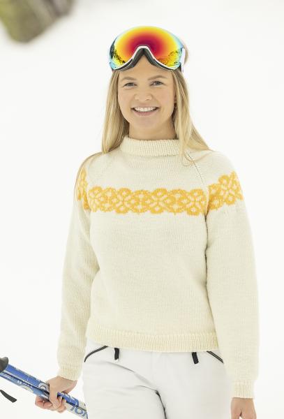 Fride genser - Viking Design 2507-7 Kit - XS - XXL - Viking Merino