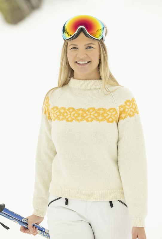 Fride tröja - Viking Design 2507-7 Kit - XS - XXL - Viking Merino