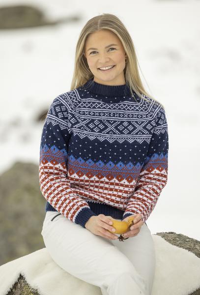 Sefa genser - Viking Design 2507-6 Kit - XS - XXL - Viking Merino