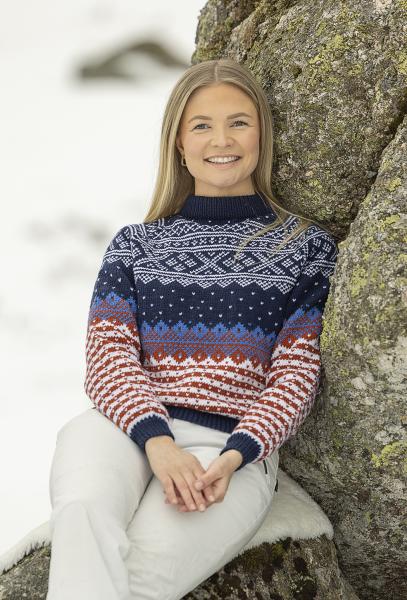 Sefa genser - Viking Design 2507-6 Kit - XS - XXL - Viking Merino