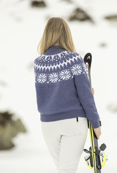 Fnugg genser - Viking Design 2507-3B Kit - XS - XXL - Viking Merino