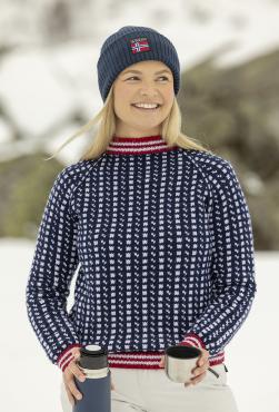 Skare genser - Viking Design 2507-2B Kit - XS - XXL - Viking Merino