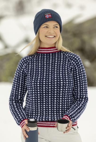 Skare genser - Viking Design 2507-2B Kit - XS - XXL - Viking Merino