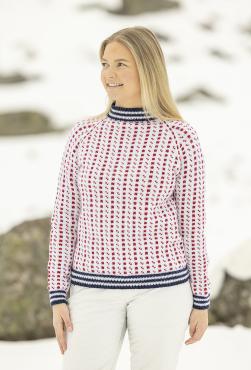Skare genser - Viking Design 2507-2A Kit - XS - XXL - Viking Merino