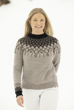 Runa genser - Viking Design 2507-1C Kit - XS - XXL - Viking Merino