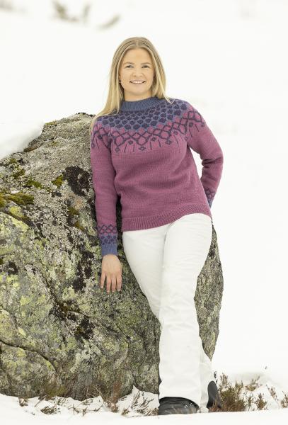 Runa genser - Viking Design 2507-1A Kit - XS - XXL - Viking Merino