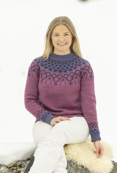 Runa genser - Viking Design 2507-1A Kit - XS - XXL - Viking Merino