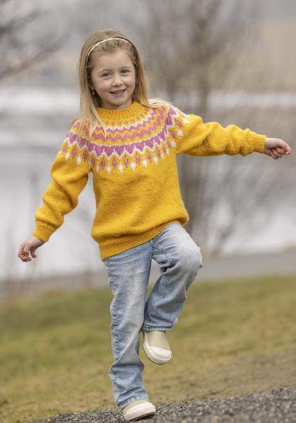 Linde genser - Viking Design 2508-10 Kit - 2 - 12 år - Viking Sportsragg