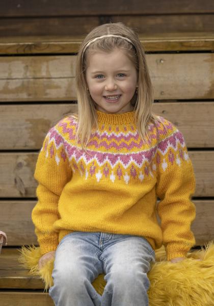 Linde genser - Viking Design 2508-10 Kit - 2 - 12 år - Viking Sportsragg